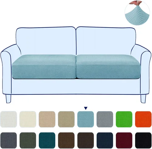 Vista 70 de SUBRTEX Funda para Sofá, Fundas Deslizables para Asientos de Autocaravana, Fundas Elásticas Duraderas para Loveseat, Protector de Muebles de Spandex