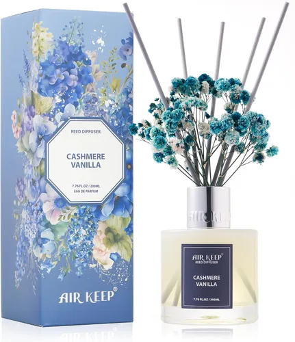 Vista 38 de Airkeep Juego de difusor de varillas – 3.38 onzas líquidas (3.4 fl oz), difusor de aroma de bambú para el hogar, incluye 8 varillas difusoras
