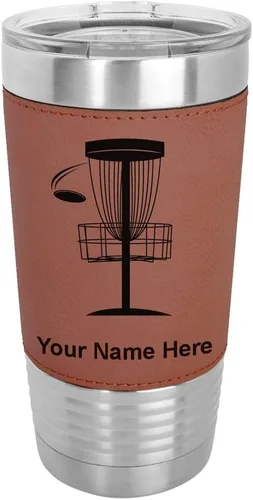 Vista 12 de LaserGram - Vaso personalizado de 20 onzas, Disc Golf (estilo béisbol)
