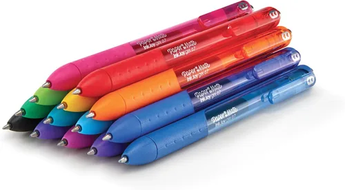 Vista 5 de Paper Mate InkJoy - Bolígrafos de gel, punta media, colores surtidos, 10