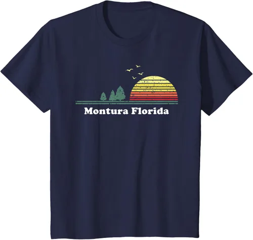Vista 18 de Vintage Montura, Florida Sunset - Camiseta con impresión de recuerdo
