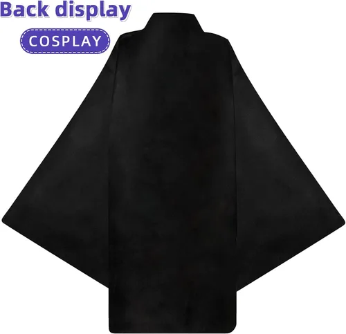 Vista 4 de Conjunto de disfraz de cosplay de anime, traje de Demon Slayer uniforme completo para niños y niñas