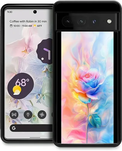 Vista 171 de Compatible con Google Pixel 4A 5G Mobile Case Creative Acrylic Back Panel Silicona Edge Case Slim Protección Especialmente para Google Pixel 4A 5G