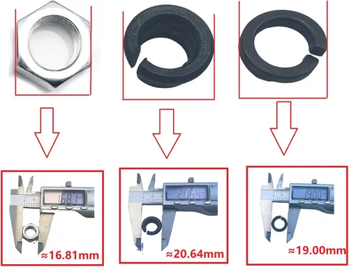 Vista 8 de Juego de arandelas de cono de nudillos para Toyota Land Cruiser FJ40 FJ60 FJ80 Pickup
