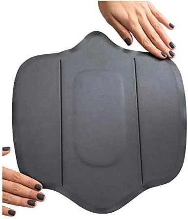 Vista 5 de M&D 0105 - Tabla de compresión para abdominales y liposcirugía, para después de la abdominoplastia, color gris, Gris 9105