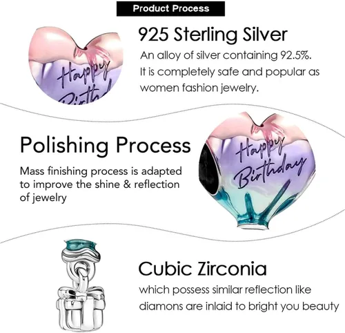 Vista 51 de Christmas Halloween Charm 925 Sterling Silver Openwork Bead for Charm Bracelets and Necklaces,Jewelry Gifts Women