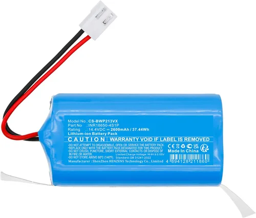 Vista 3 de INR18650-4S1P 14.40V 2600mAh Batería de repuesto compatible con Bobsweep Dustin PET24-7-213