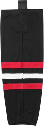 Vista 3 de EALER HS100 Series Team Color Dry Fit Calcetines de hockey sobre hielo para niños jóvenes a adultos mayores y jóvenes a adultos