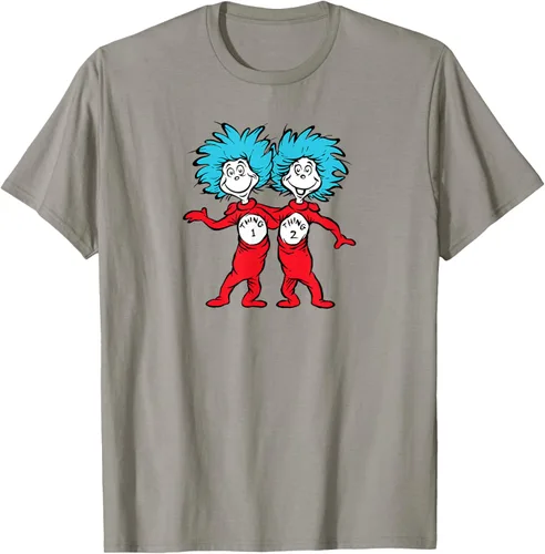 Vista 36 de Dr. Seuss Thing 1 Thing 2 Buddies - Camiseta Negro