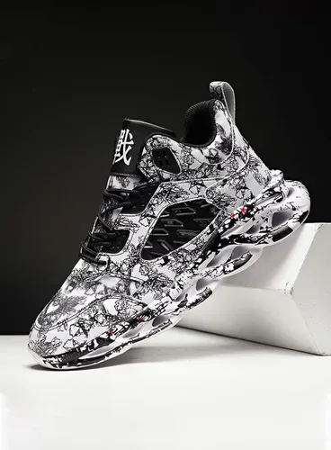Vista 2 de Pattrily Men Sport Shoes Breathable Fashion SneakerSuitable for Outdoor Sports Basketball Running