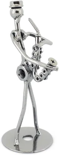 Vista 11 de Home Decor - Alambres y tornillos de hierro fundido, estatua/figura (reproductor de cello)