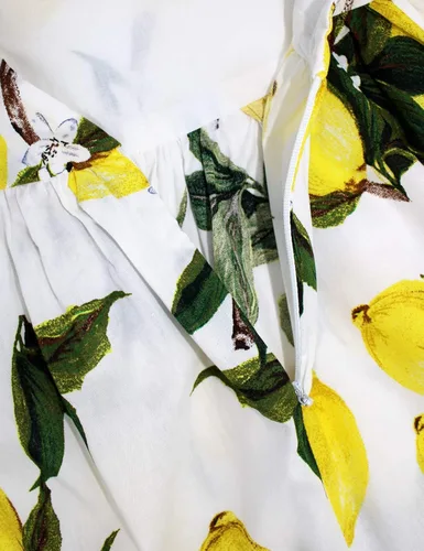 Vista 297 de Vestido de verano para niña, de algodón, con diseño floral