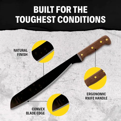 Vista 4 de Condor Tool & Knife Tactical Machete with Walnut Handle