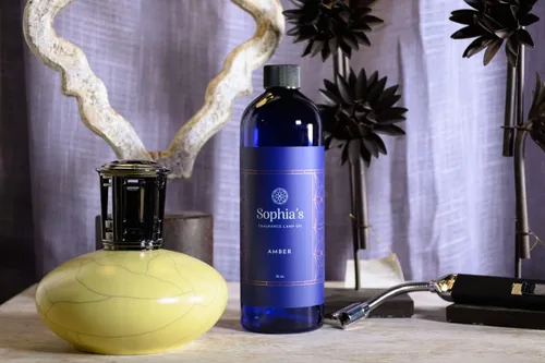 Vista 2 de Sophia's Recambios de aceite para lámpara de fragancia ámbar, aceite de fragancia para lámparas Redolere, aceite de lámpara perfumada para lámparas