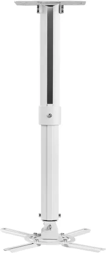 Vista 10 de suptek Soporte de montaje en techo para proyector se adapta a techo plano o inclinado, altura ajustable con longitud extensible de 30.7-49.21 Negro