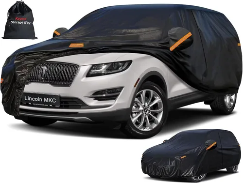 Vista 103 de Kayme Cubierta de auto SUV de 7 capas ajuste personalizado para BMW X1 (2009-2025), impermeable, para todo tipo de clima, para automóviles, cubierta