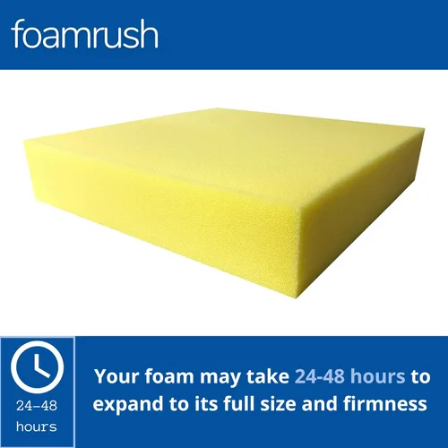 Vista 13 de FoamRush Espuma de tapicería de 1 x 22 pulgadas de ancho x 24 pulgadas de largo, espuma firme de alta densidad de apoyo suave