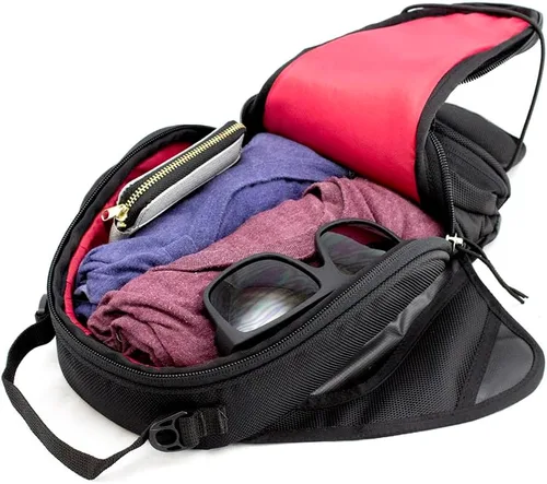 Vista 3 de Chase Harper USA 1602M Black Manta X2 - Bolsa magnética para tanque - Resistente al agua, resistente al desgarro, nailon balístico de grado