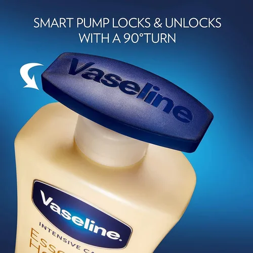 Vista 8 de Vaseline Intensive Care Essential Healing Loción Corporal, 20.3 onzas, botella de bomba, 4/caja