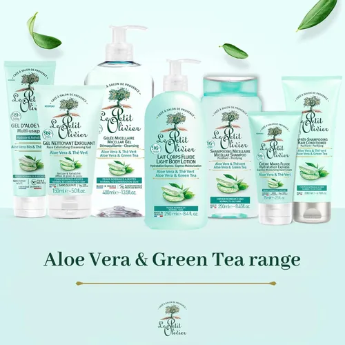 Vista 9 de Le Petit Olivier Crema hidratante para manos Express - Aloe Vera y té verde - Hidratación expresa - Sin sensación grasa o pegajosa - La piel es