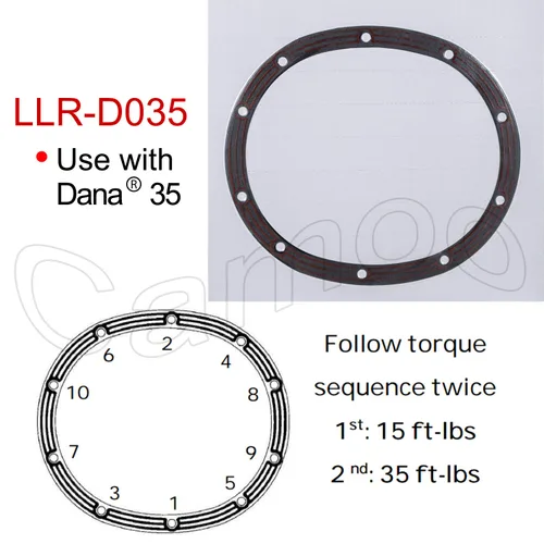 Vista 3 de Dana 35 Junta Tapa Diferencial D035
