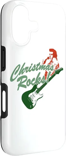 Vista 3 de Elvis Presley Official Christmas Rocks! Guitar Case for iPhone 17