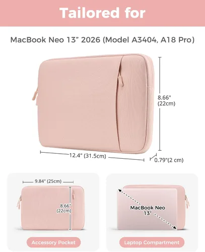 Vista 2 de ProCase Funda para MacBook Neo de 13 pulgadas para 2026 (A3404, A18 Pro)