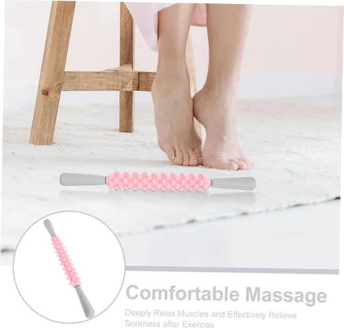 Vista 3 de Deep Tissue Muscle Roller Stick for Legs Back Arms Shoulders Nonslip Trigger Point Massager TPR Body Massage Roller for Full Body Relaxation and