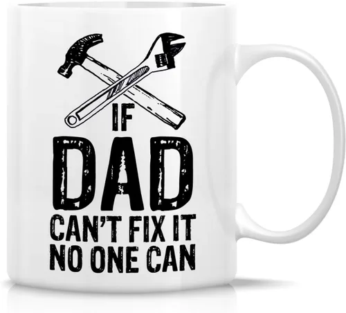 Vista 34 de Retreez - Taza divertida con texto en inglés "No. 1 Dad", 325 ml, tazas de cerámica, mensajes divertidos, sarcásticos, motivacionales, regalos
