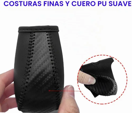 Vista 6 de DEYTOP Funda de palanca de cambios para 2013-2019 Nissan Sentra / 2013-2018 Altima Cubierta de palanca de cambios de cuero para automóviles Funda