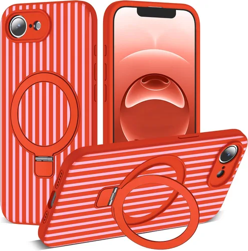 Vista 39 de SKYLMW Funda diseñada para iPhone 11 con soporte magnético invisible Compatible con Mag-Safe, a prueba de caídas de grado militar, a prueba
