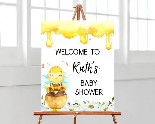 Vista 10 de Letrero de bienvenida con texto en inglés "Oh Boy Safari Animals Baby Show", cartel de bienvenida para baby shower, cartel de bienvenida para baby