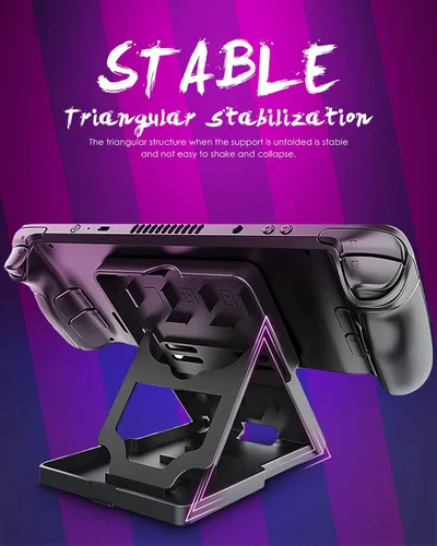 Vista 3 de KAFIEER Base de soporte ajustable de ángulo portátil para válvula de vapor interruptor Lite almohadilla de silicona antideslizante accesorios