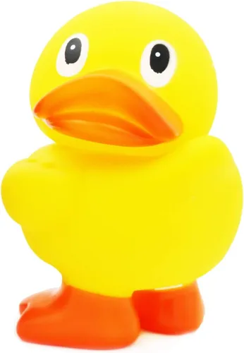 Vista 8 de The Dreidel Company Juguete de pato de goma gigante con aletas, patitos de goma gigantes para niños, baño, baby shower, cumpleaños, actividad