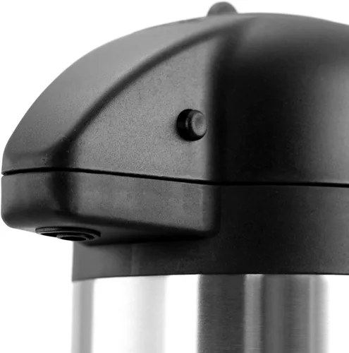Vista 2 de MegaChef Dispensador de agua caliente Airpot de acero inoxidable de 3 litros para café y té