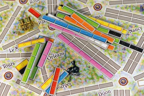 Vista 5 de Asmodee Ticket to Ride France + expansión del juego de mesa Old West: juego de estrategia de ruta de tren, divertido juego familiar para niños