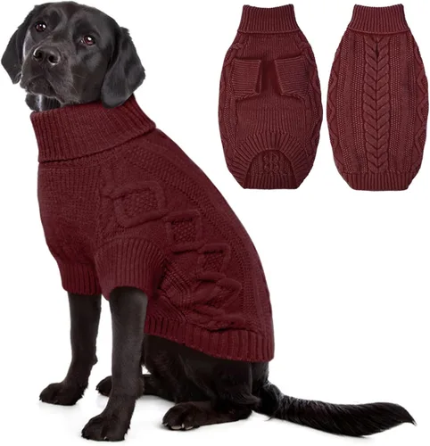 Vista 12 de PeacockGreen XS Suéter para Perro Hembra Chihuahua Teacup, Ropa para Gatos y Cachorros - Suéter Cálido de Invierno para Navidad y Acción de Gracias