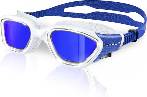Vista 16 de Whale Gafas de natación polarizadas antiniebla, unisex, 100% protección UV, gafas antivaho de alta definición, visión de gran angular