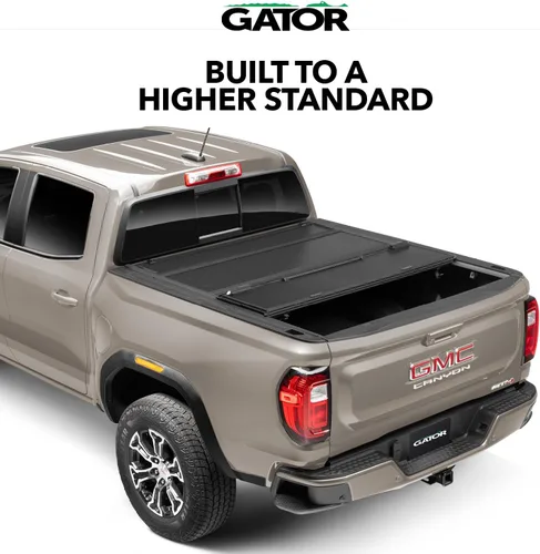 Vista 3 de Gator FX Hard Quad-Fold Cubierta dura para plataforma de camioneta 8828227 para Dodge Ram 1500 2019-2025 sin RamBox, no compatible