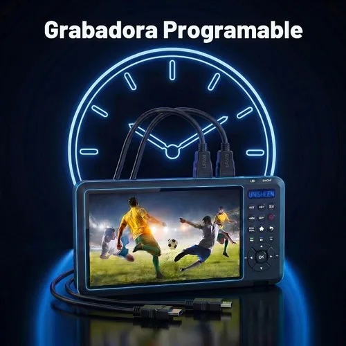 Vista 5 de Caja de captura de video 4K60, entrada HDMI de 2 canales con PIP/POP/PMP, grabadora de video con pantalla de 7 pulgadas, compatible con consolas