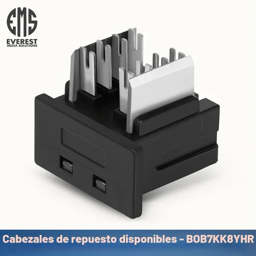 Vista 6 de Everest easyJACK - Herramienta Keystone de Terminación Rápida en Ángulo de 90° - Herramienta de Ponchado de Red que Ahorra Tiempo - Para Usar