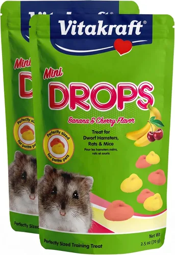 Vista 13 de Vitakraft Mini Drops - Golosinas para hámster/rata/ratón enano