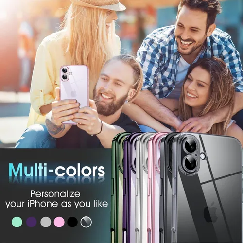 Vista 697 de Supdeal Funda cristalina transparente para iPhone 11, [No se amarillea] [Protección de la cámara] [Probado contra caídas de grado militar] Funda