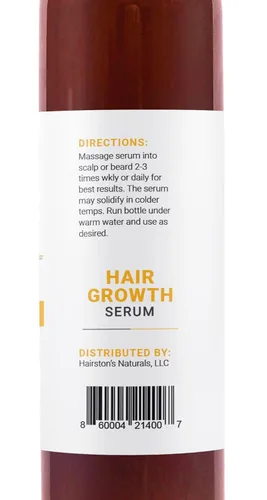 Vista 3 de Suero para el crecimiento del cabello Hairston's Naturals