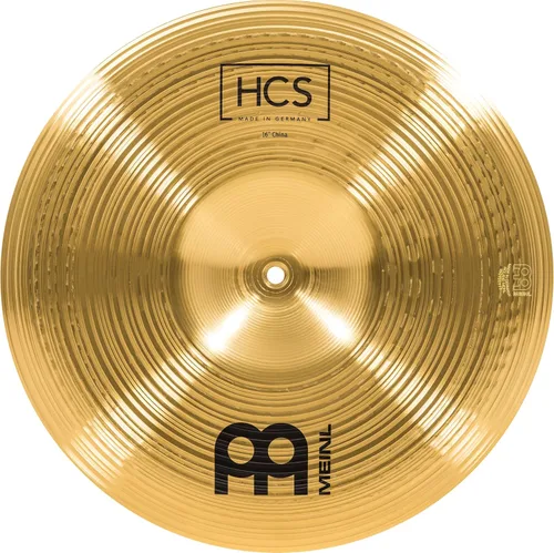 Vista 12 de Meinl Platillo China de 12" - Latón con acabado tradicional HCS para batería, fabricado en Alemania (HCS12CH)