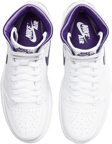 Vista 4 de Jordan WMNS Air Jordan 1 High DD9335 para mujer, AtmposhereObsidiana BlancoRosa