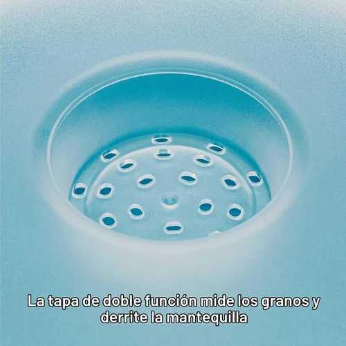 Vista 6 de Goodful Máquina de Palomitas de Silicona Plegable, Fabricante de Palomitas de Aire Caliente para Microondas, Tazón Hecho sin BPA, Azul