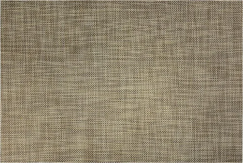 Vista 3 de Juego de manteles individuales tejidos dorados/6 (18"x12")