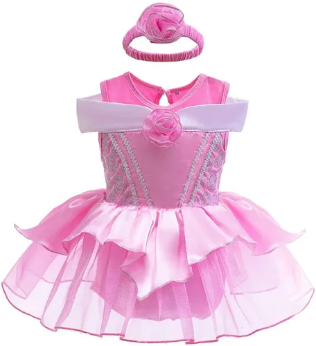 Vista 37 de Disfraz de princesa de Navidad para niñas, sirena, Bella, Sofía, para Halloween o cumpleaños, mameluco de tutú con diadema