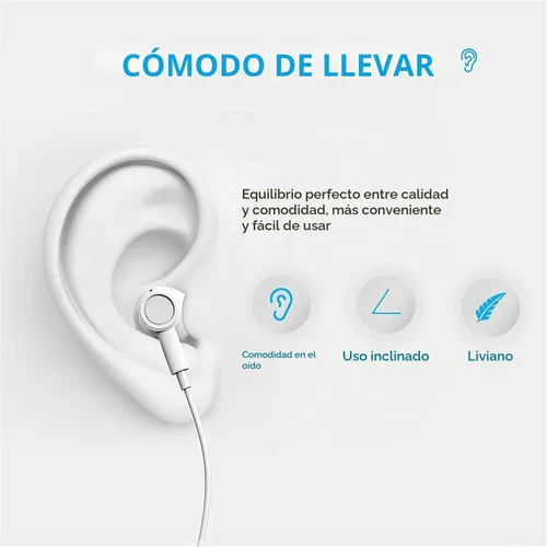 Vista 5 de Auriculares USB C para iPhone 17 16 15 Pro Max iPad Pro Auriculares Tipo C con Cable Auriculares con Micrófono y Control Remoto Cancelación de Ruido